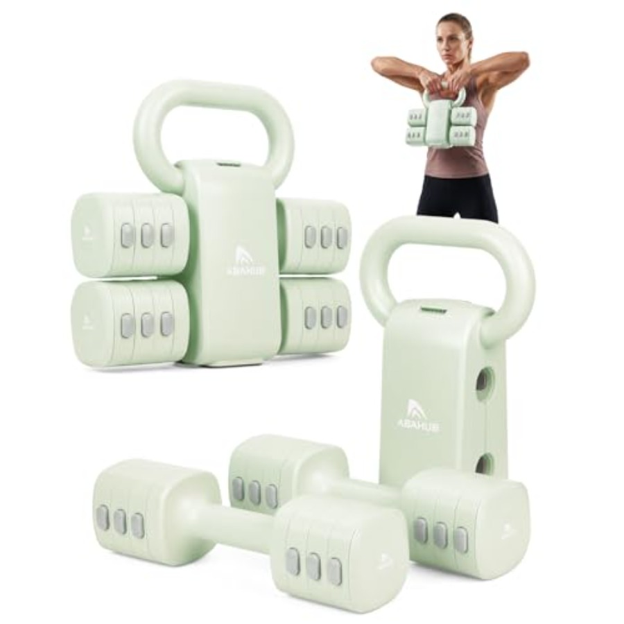 Dumbbell Set - 홈짐 덤벨 세트: 4-in-1 조절 가능한