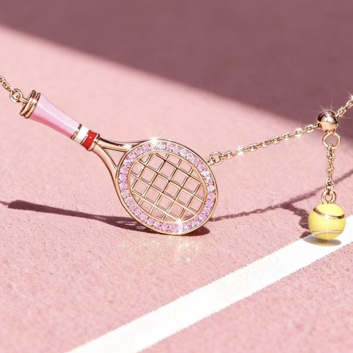 Badminton Racket - 행운을 가져다주는 팔찌, 손목에 착용하는 스타일,