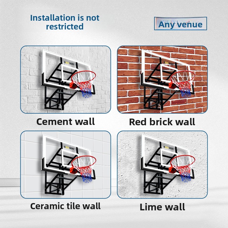 벽걸이형 농구 골대, 높이 조절 가능, 실내 훈련용,  - Basketball Hoop 리뷰 및 가격